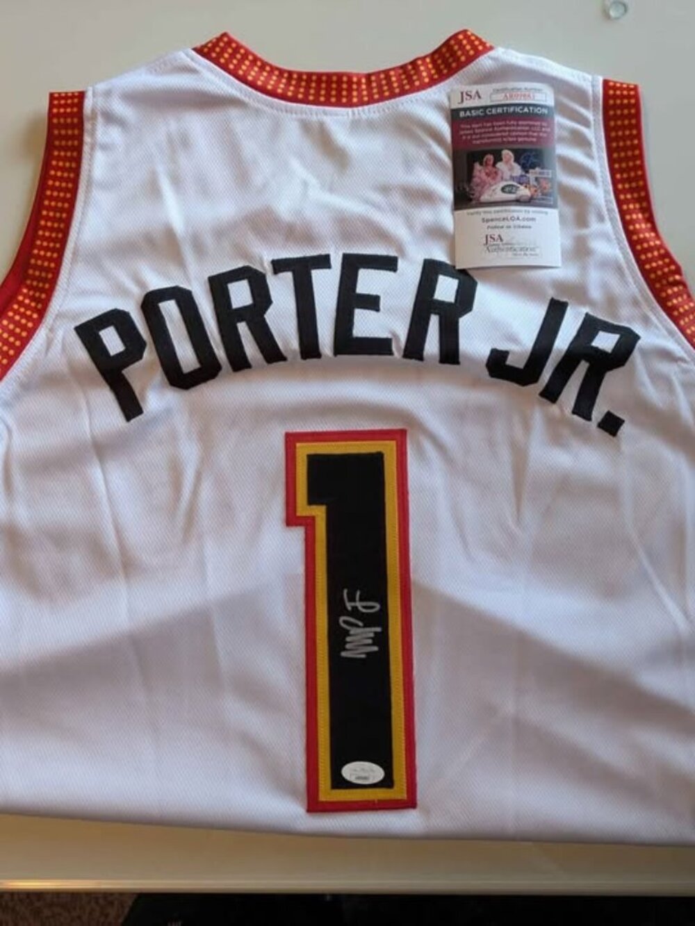 Michael Porter Jr Denver Nuggets Autographed Jersey with Authenticity